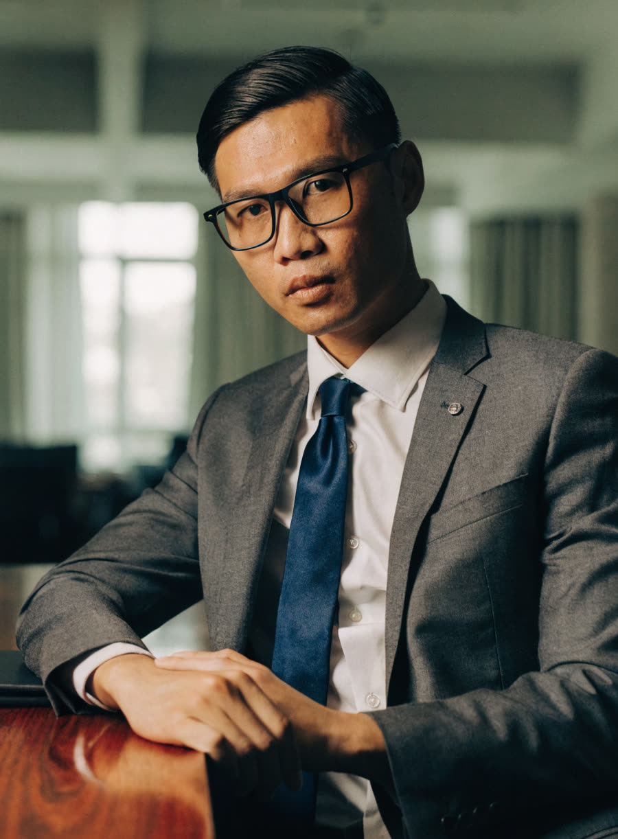 Portrait of Marcus Lim Wei Jie, Director at CK Tan Law Corporation (representative photograph)